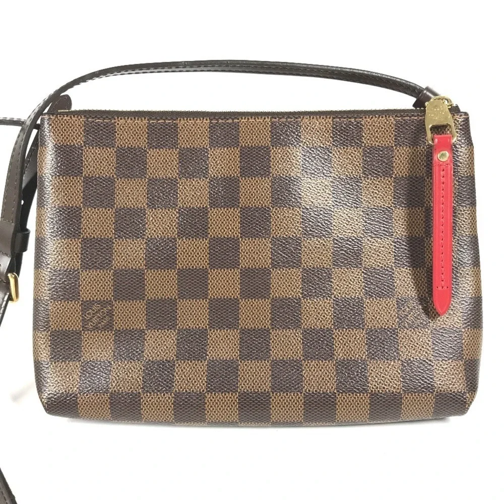 LOUIS VUITTON Brown Damier Canvas Pochette Shoulder Bag